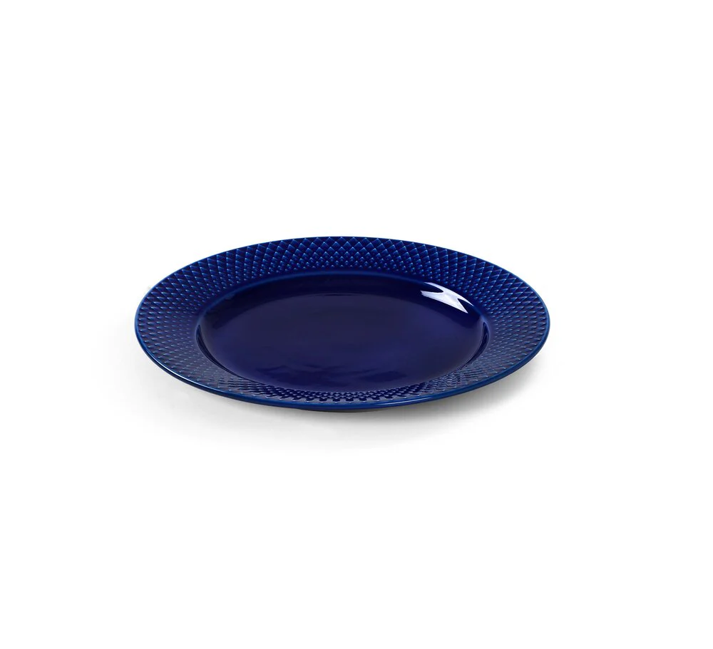 Rhombe Color frokosttallerken, mørk blå - Ø23 cm - Image 2