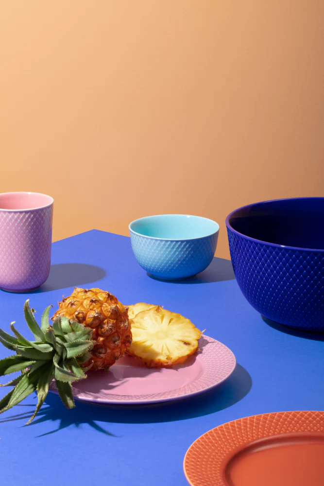 Rhombe Color frokosttallerken, rosa - Ø: 21 cm. - Image 6
