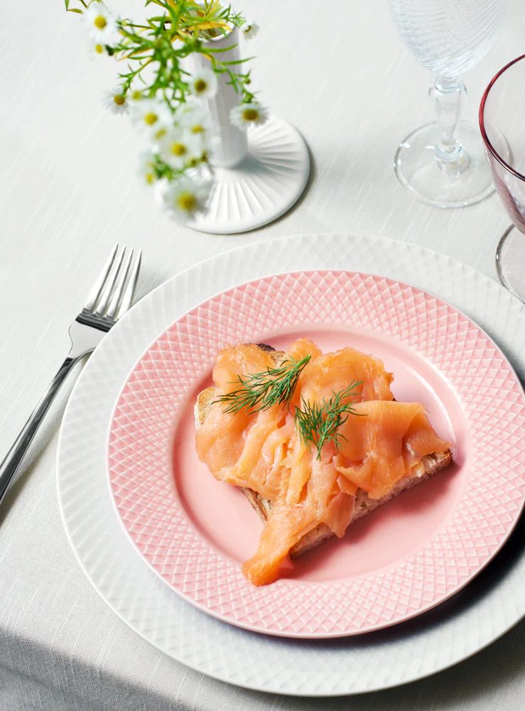 Rhombe Color frokosttallerken, rosa - Ø: 21 cm. - Image 7