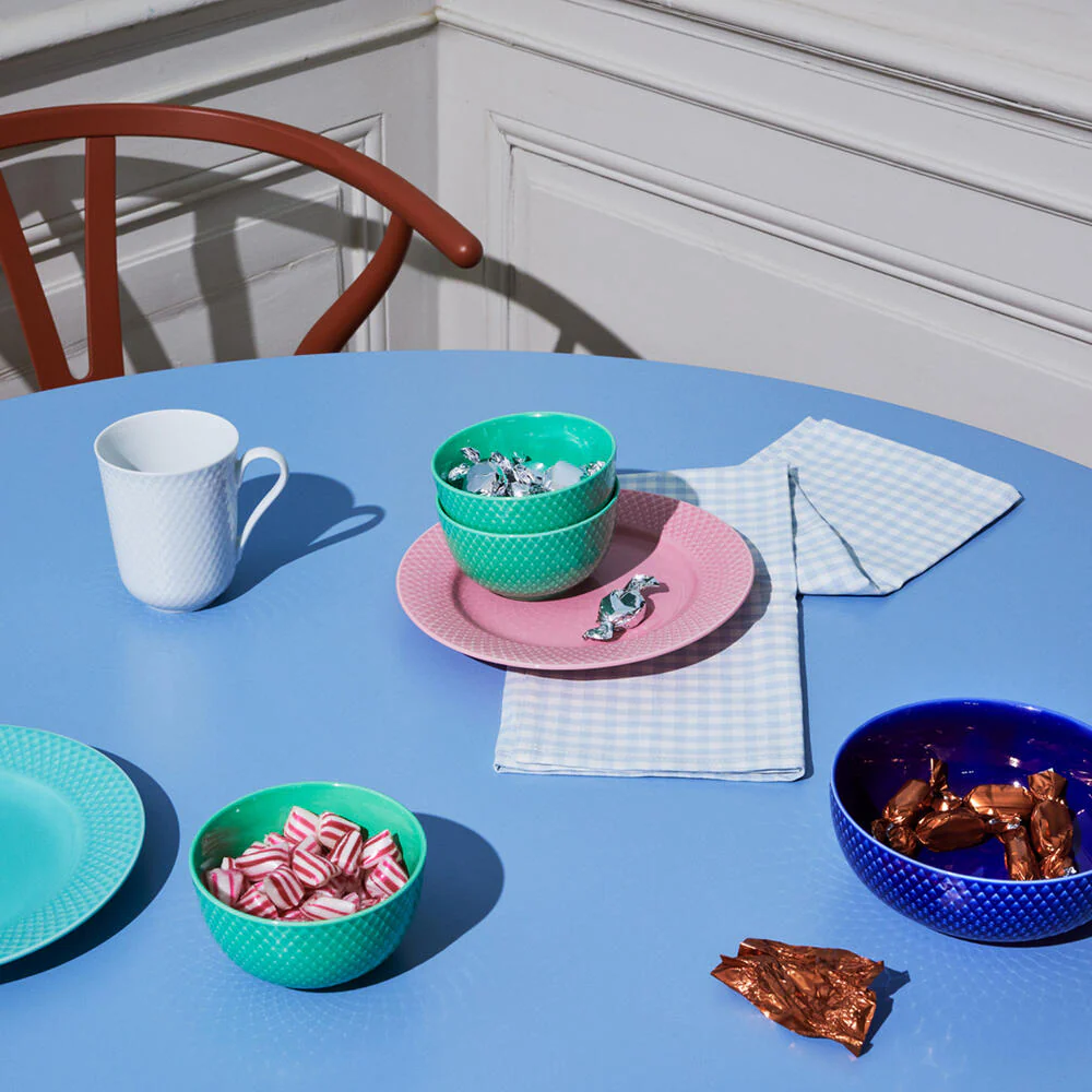Rhombe Color frokosttallerken, rosa - Ø: 21 cm. - Image 8