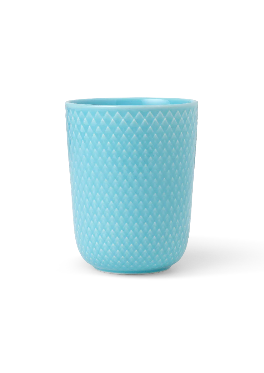 Rhombe Color krus, turkis - 10,5 cm.