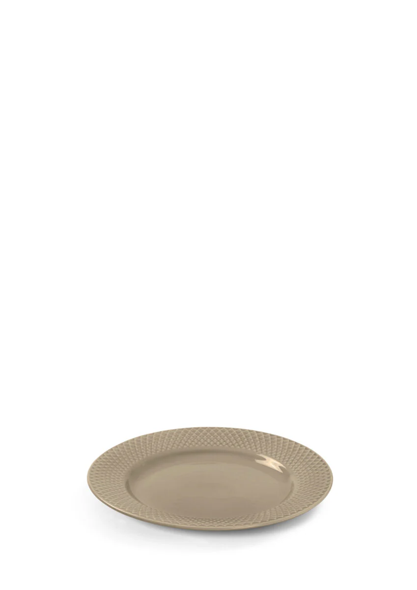 Rhombe Earth Frokosttallerken, clay - Ø23 cm. - Image 4
