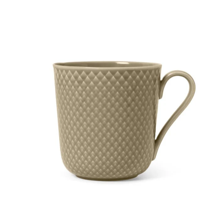 Rhombe Earth Krus med hank, clay - 39 cl.