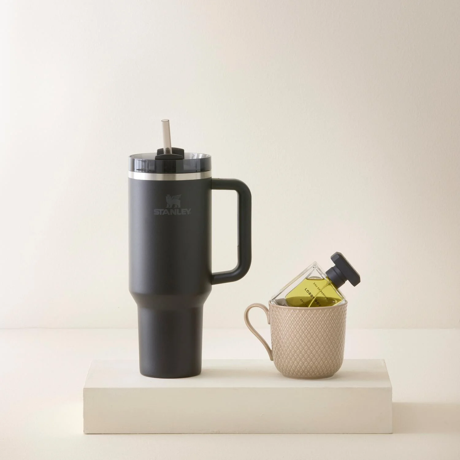 Rhombe Earth Krus med hank, clay - 39 cl. - Image 2