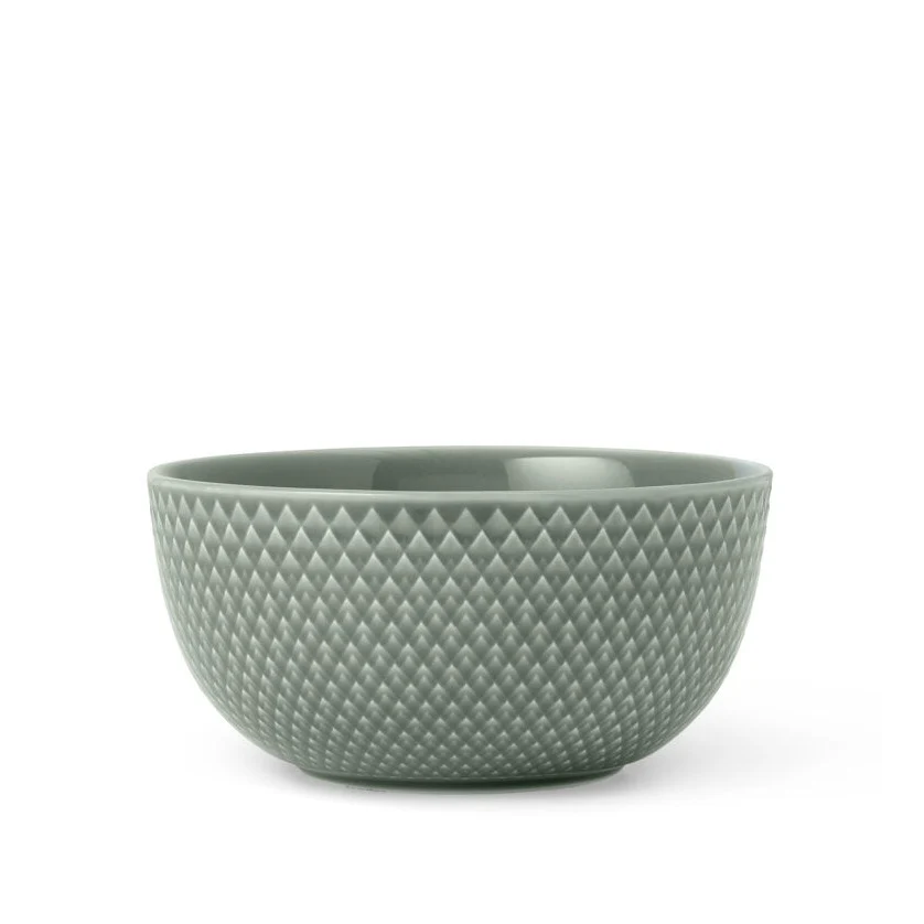 Rhombe Earth Skål, moss - Ø13 cm.