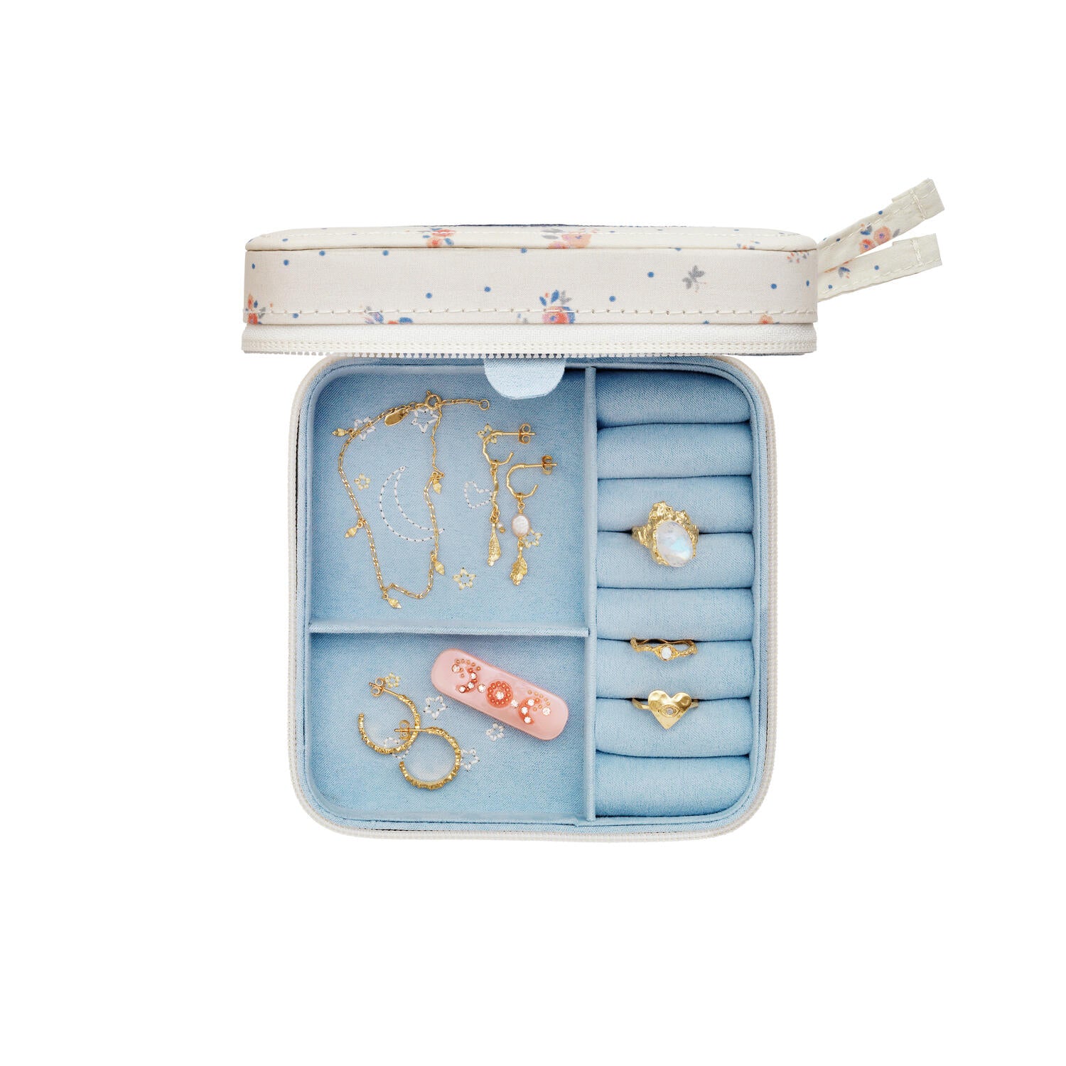 Amelia smykkeskrin - Sky Blue - Image 6