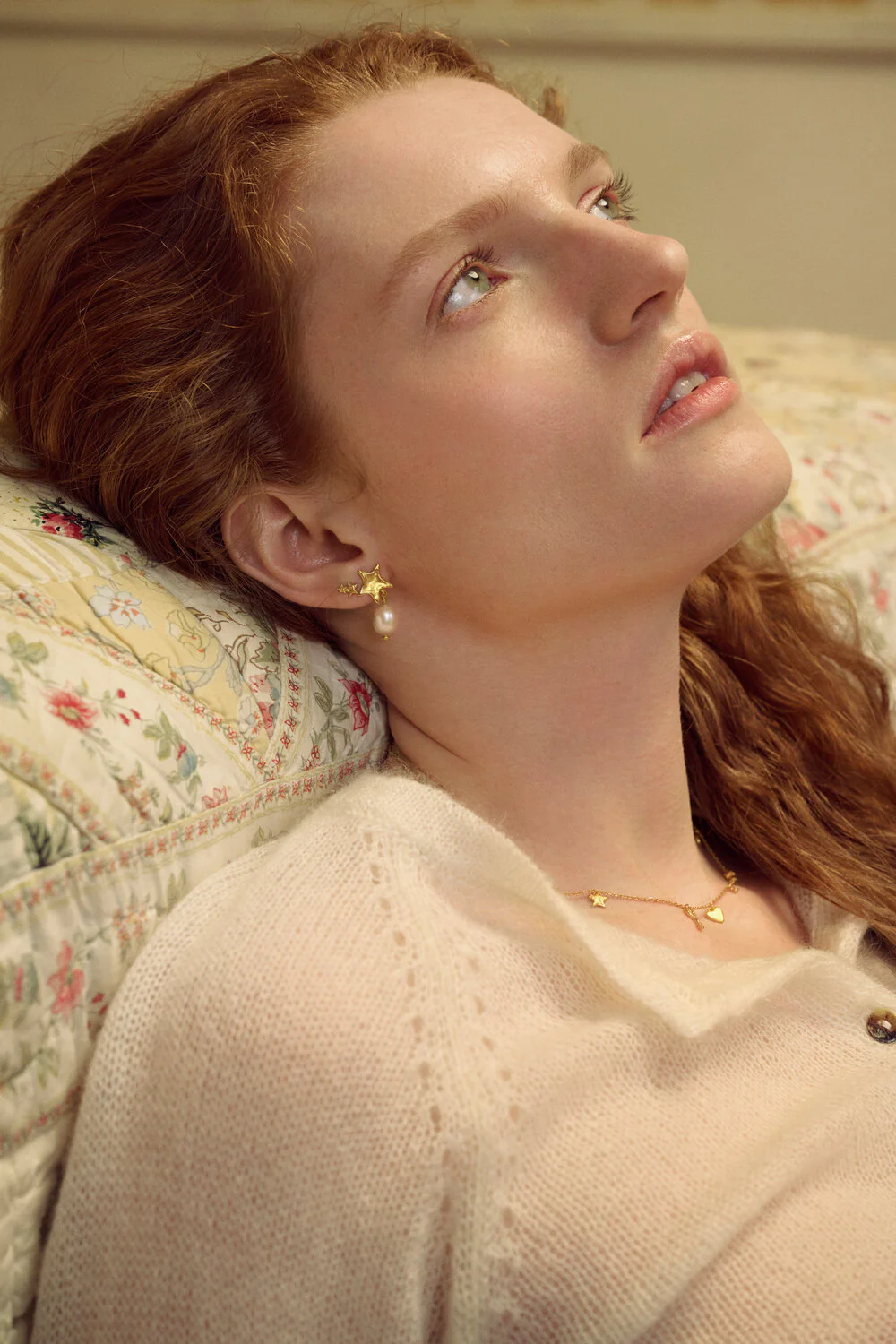 Gabrielle øreringe - forgyldt - Image 3