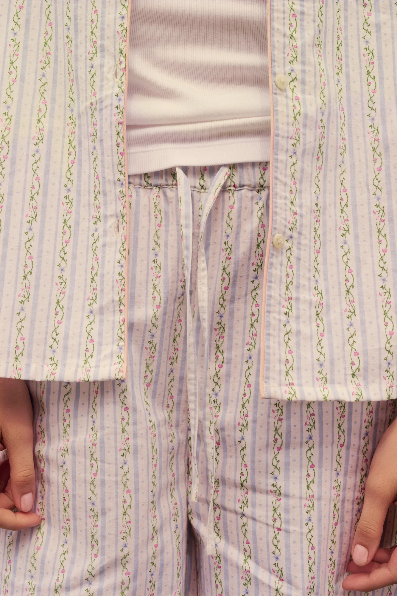 Heather bukser - Summer Stripe Blue - Image 3