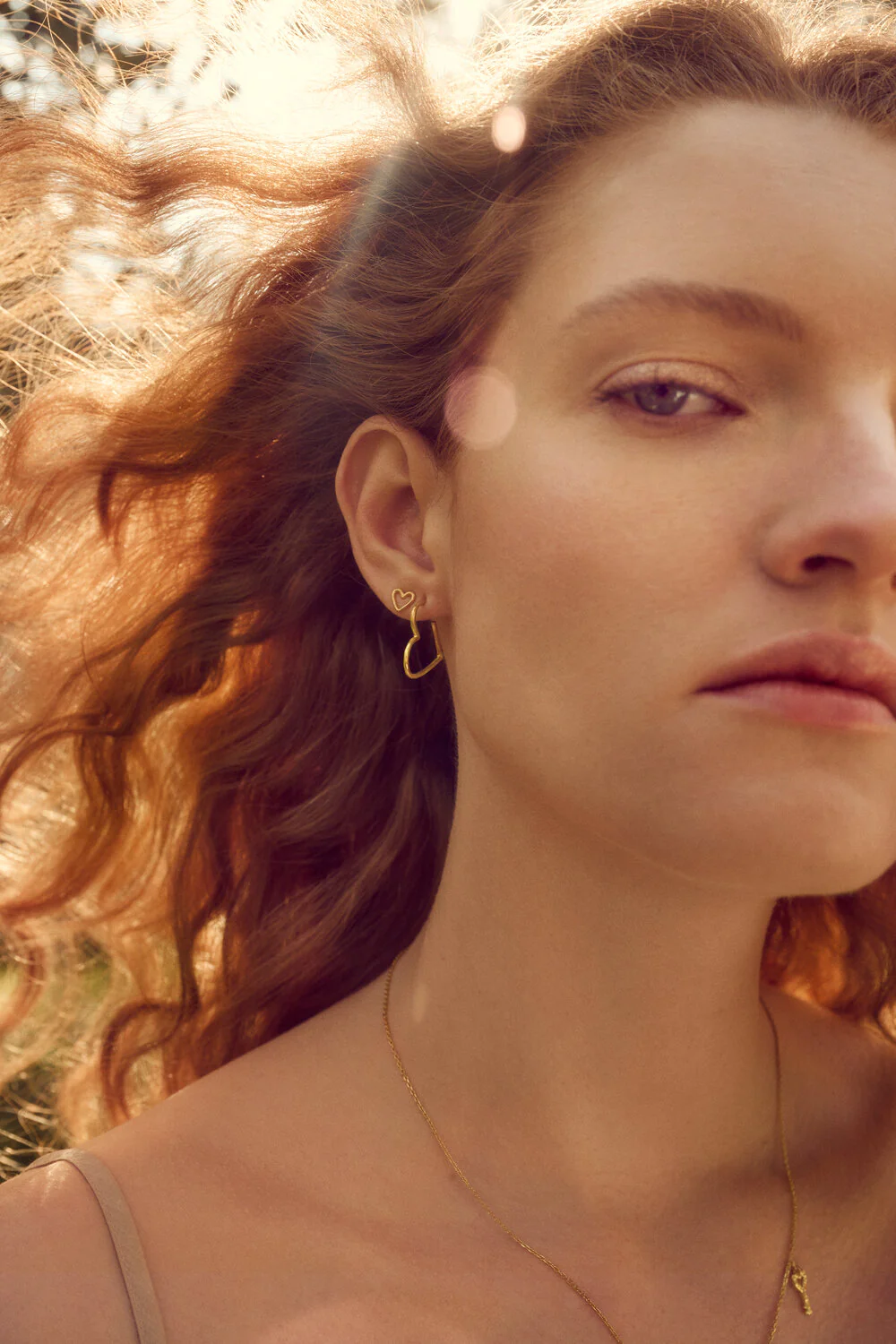 Laia Midi øreringe - forgyldt - Image 5