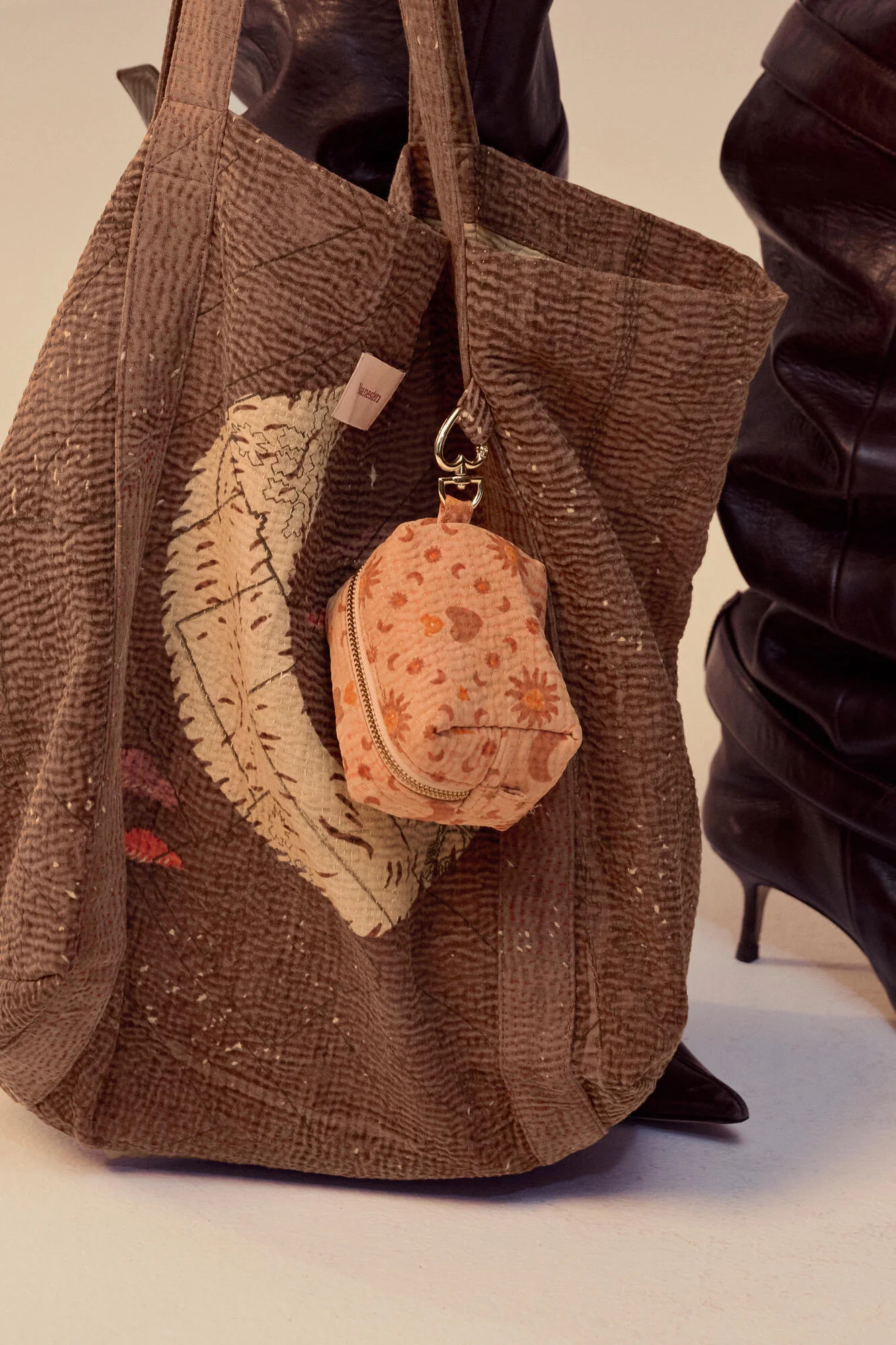 Marisol Keychain taske - Peach - Image 3