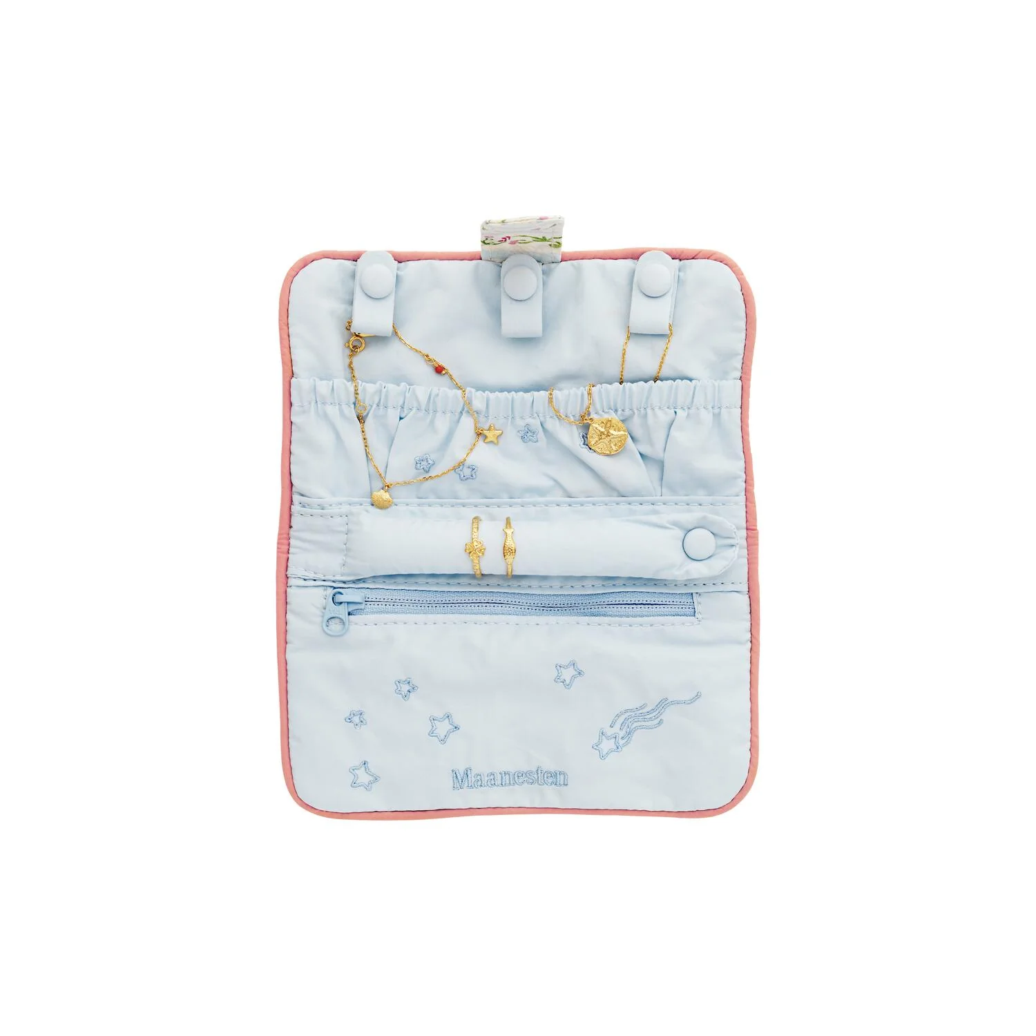 Smykke clutch - Summer Stripes Blue - Image 3
