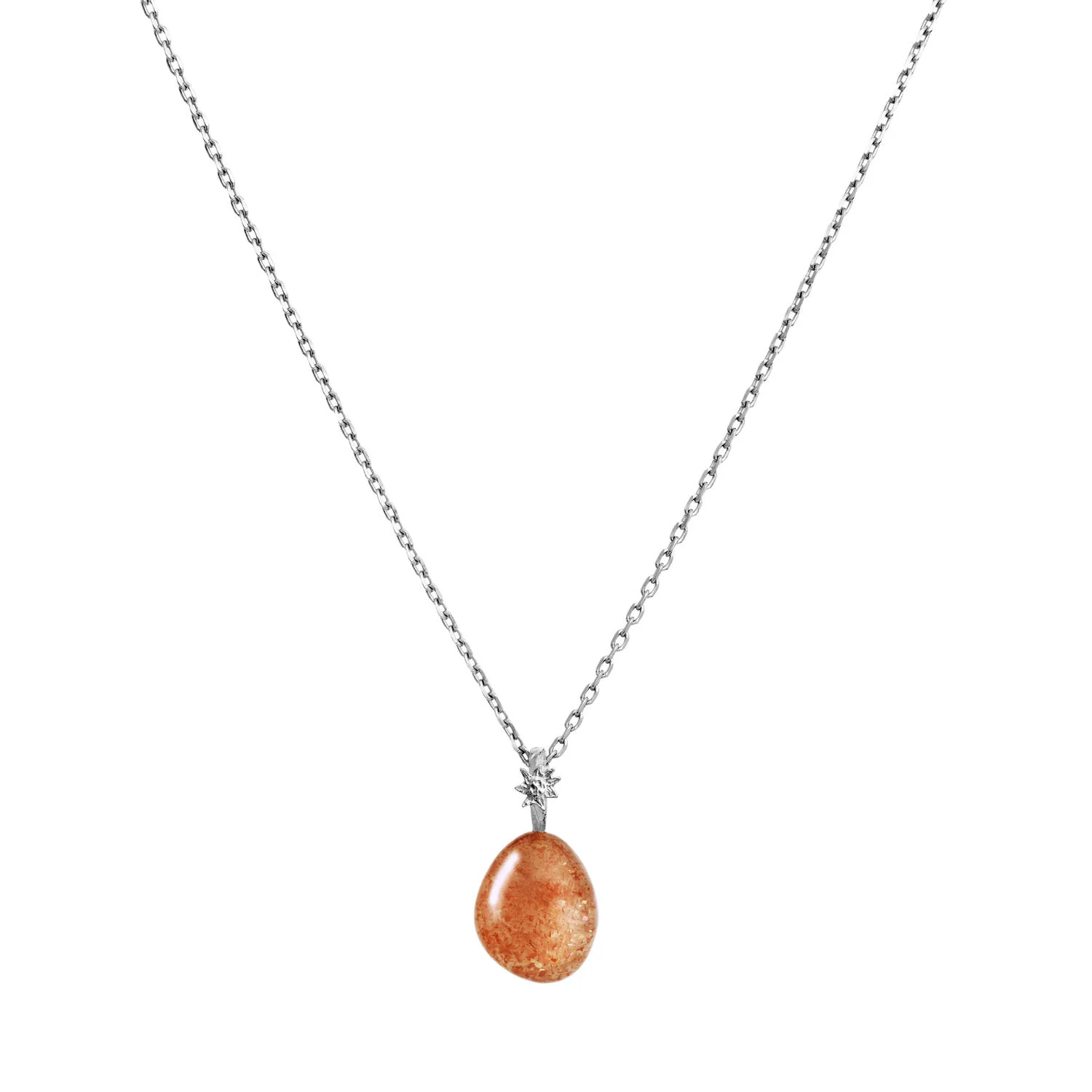 Sunstone Fire vedhæng - sølv - Image 2