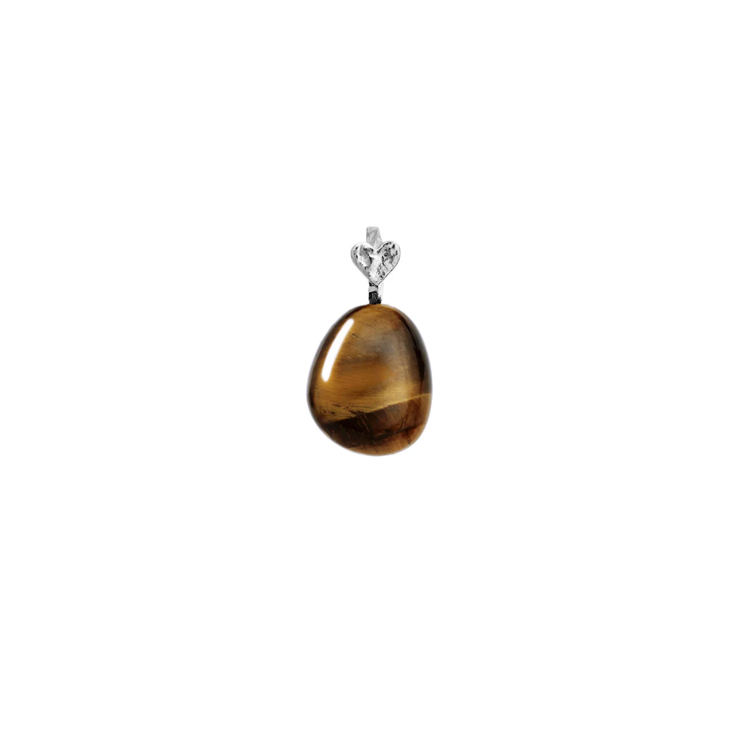 Tiger Eye Earth vedhæng - sølv