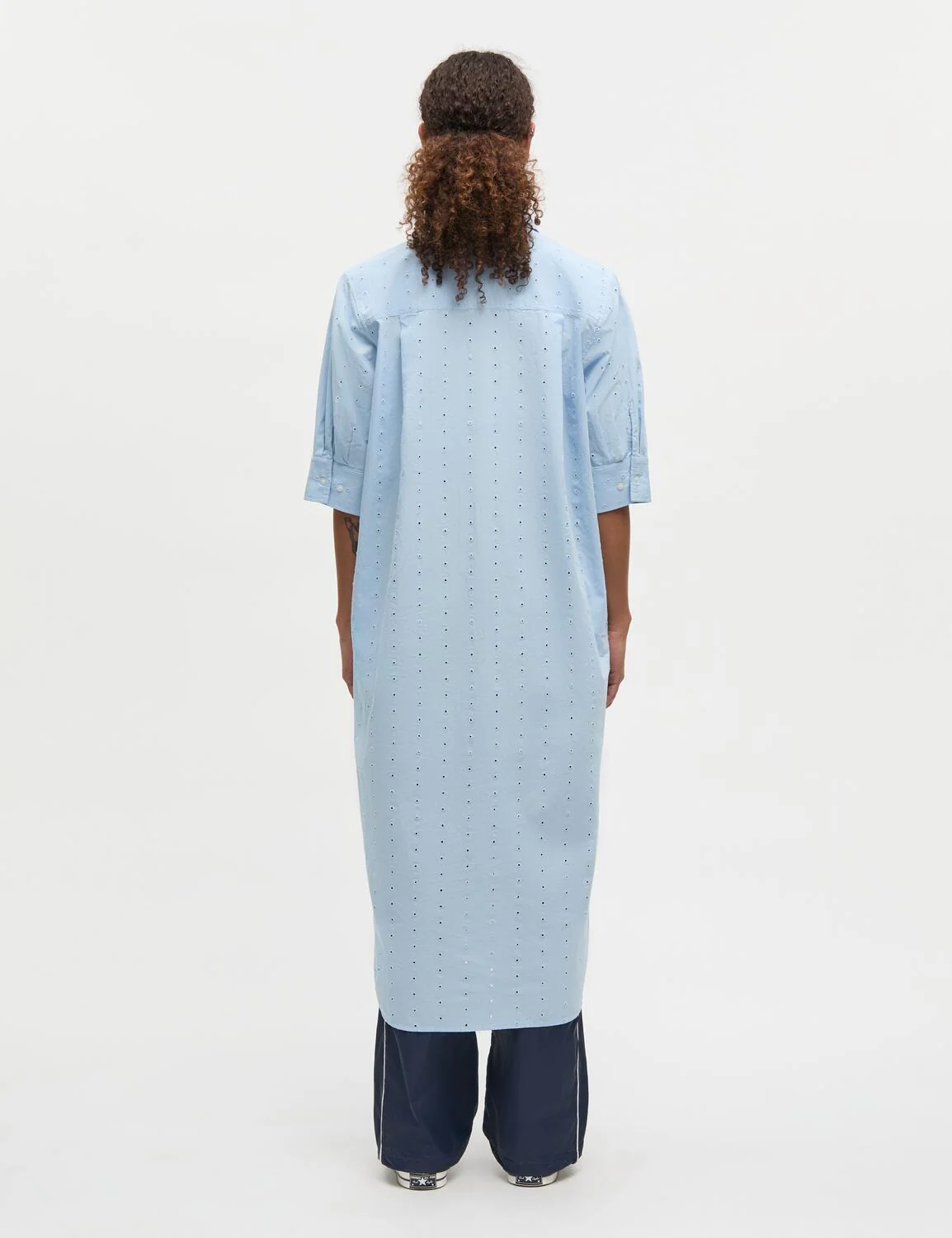 Broda Nancy skjortekjole - Cashmere Blue - Image 3