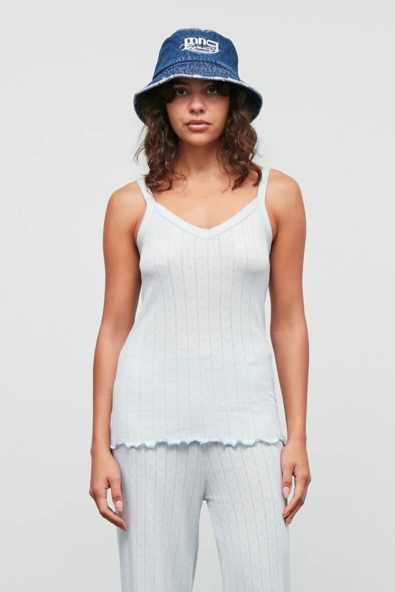 Pointella Trille Top - Ballad Blue
