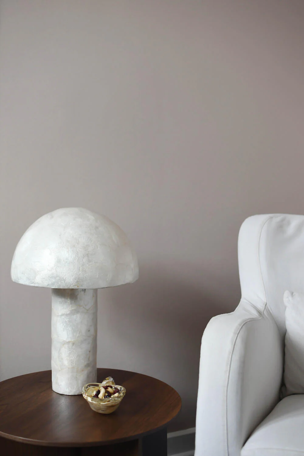 Konkylie skål - beige - Image 4