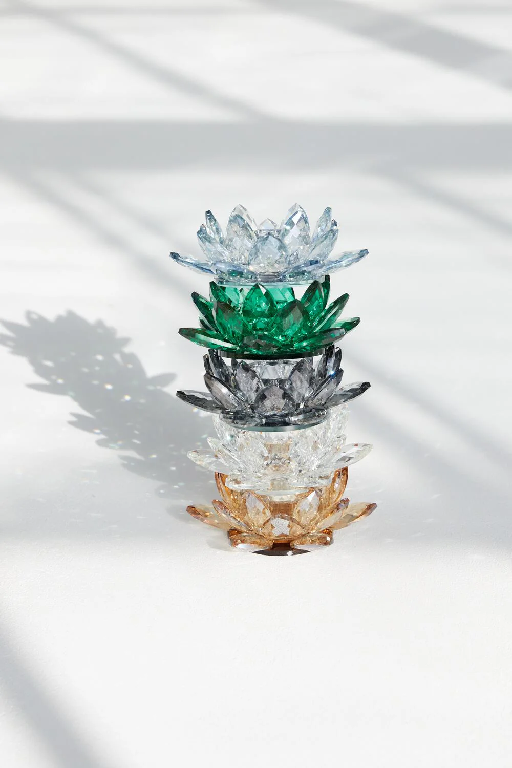Lotus Votive fyrfadsstage, lille - Light Blue - Image 2