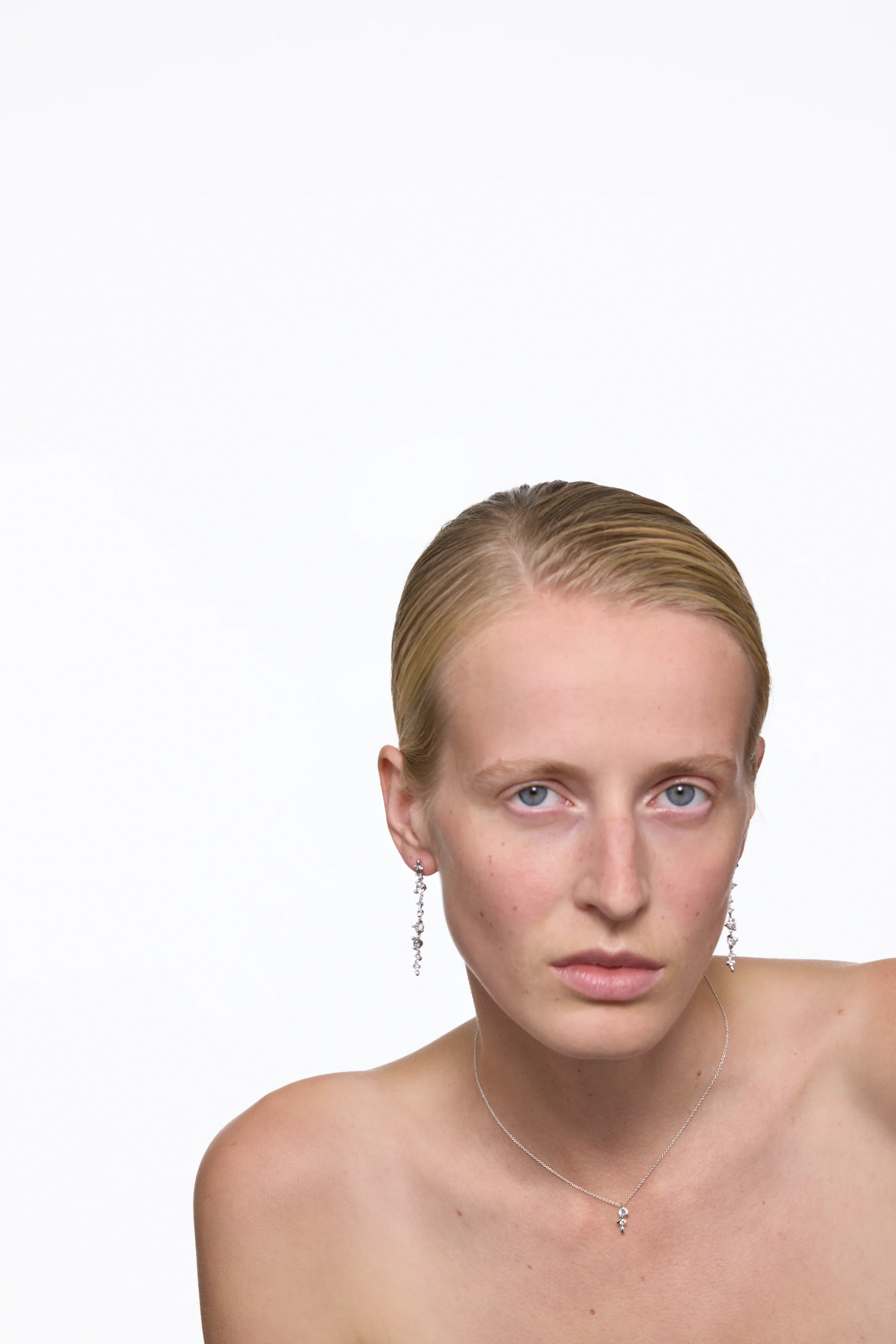 Arctic hængeørering, Large - sølv - Image 7