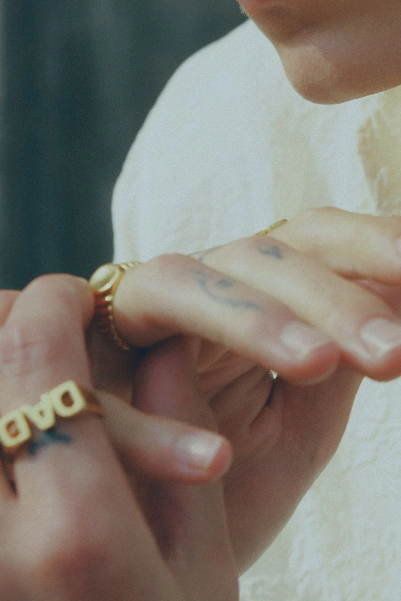 Dad ring - forgyldt - Image 2