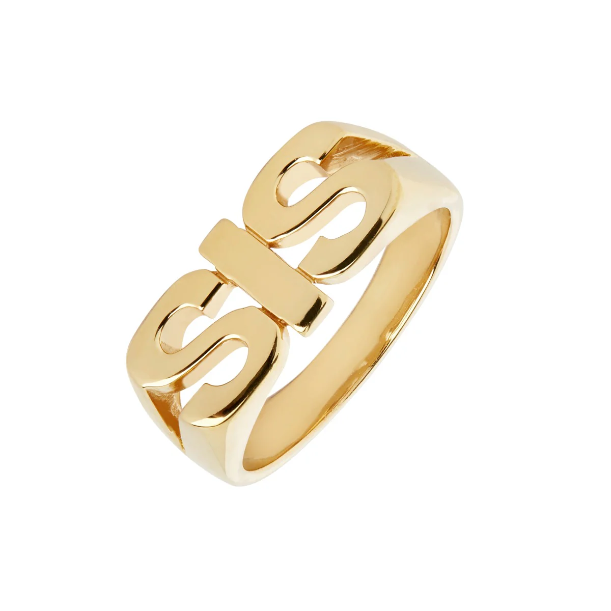 Sis ring - forgyldt