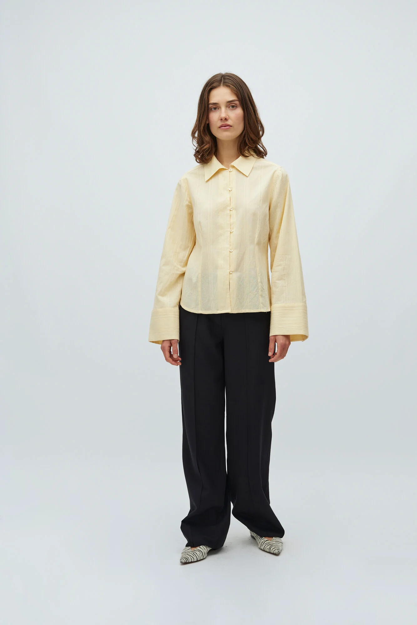 Aulori skjorte - U58 Summer Yellow - Image 5