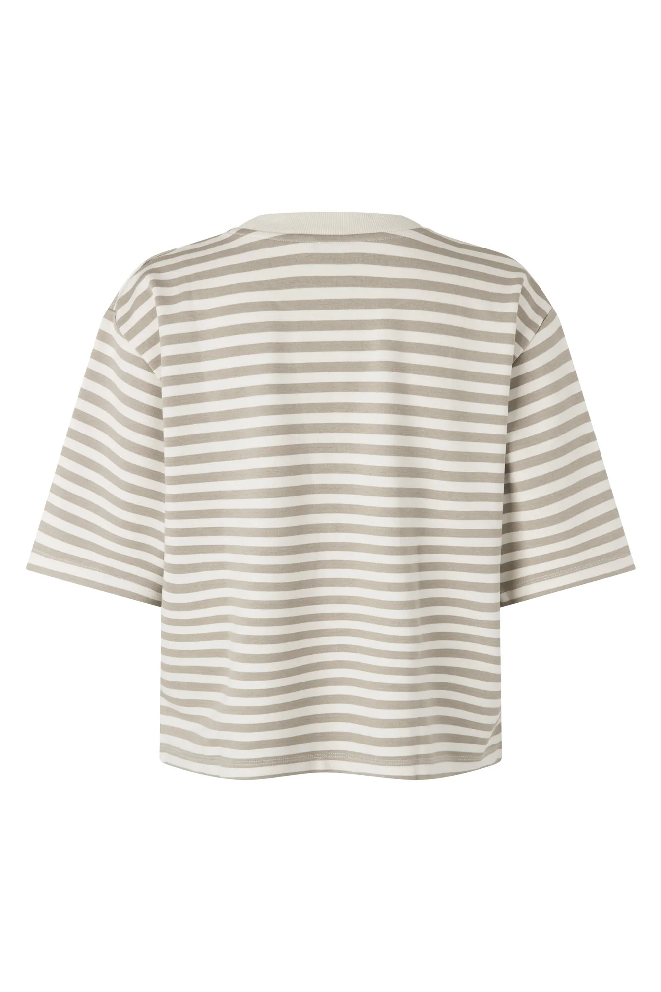 Emrys t-shirt - P49 Island Fossil Sugar Stripe - Image 4