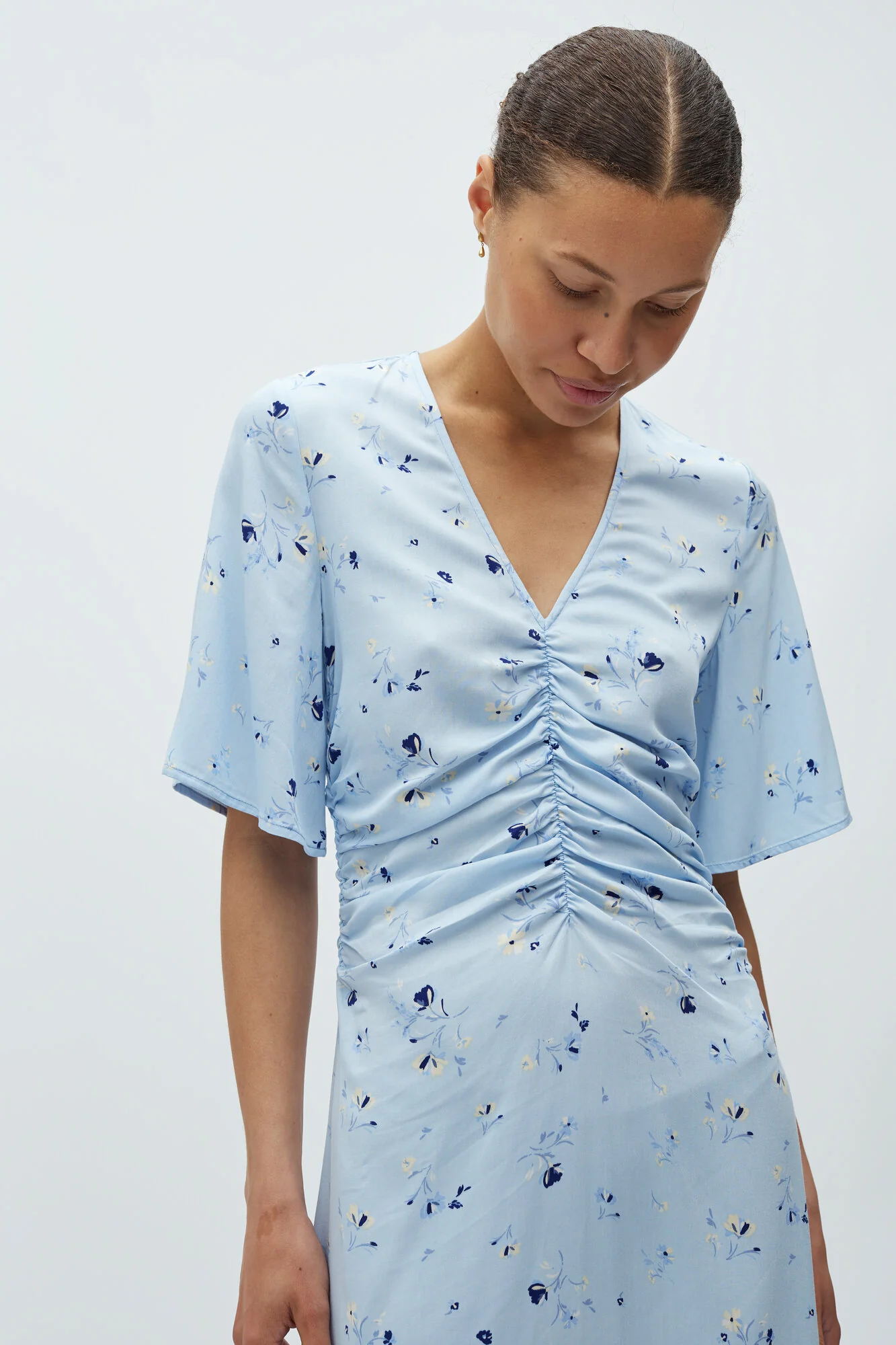 Ineya kjole - U97 Lupir Print Blue - Image 5