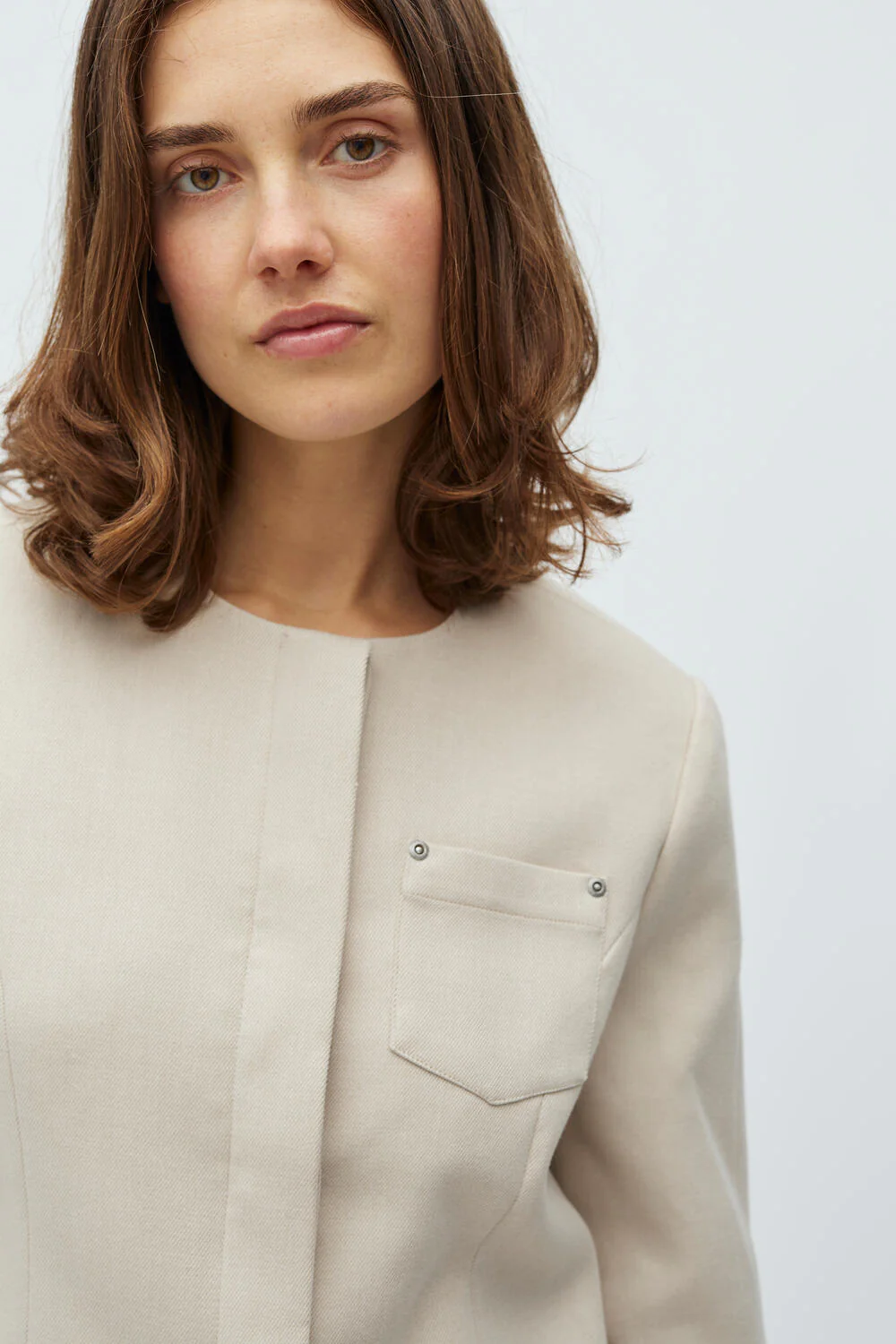 Torina blazer - U71 Spring Brown Melange - Image 7