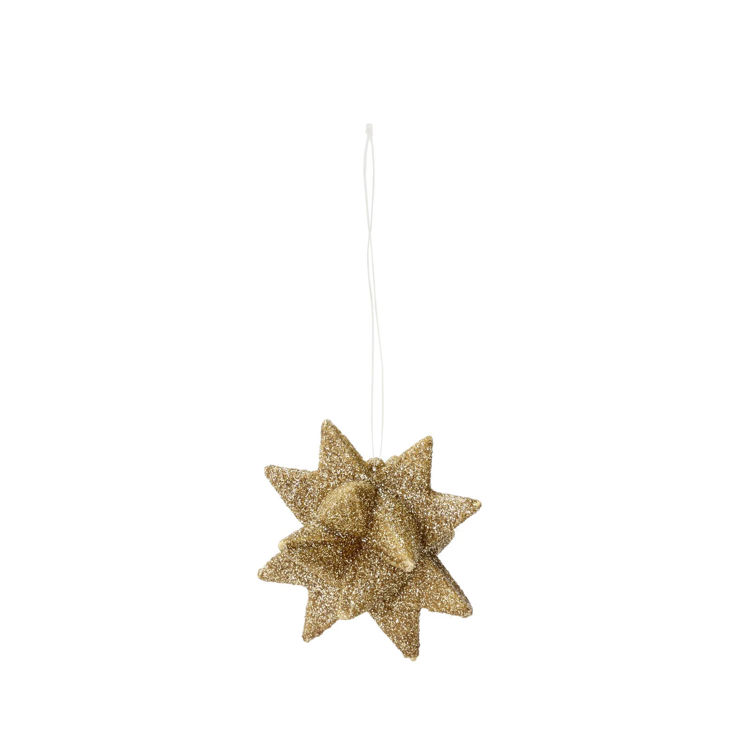 Ophæng Stjerne, 5 cm - Gold