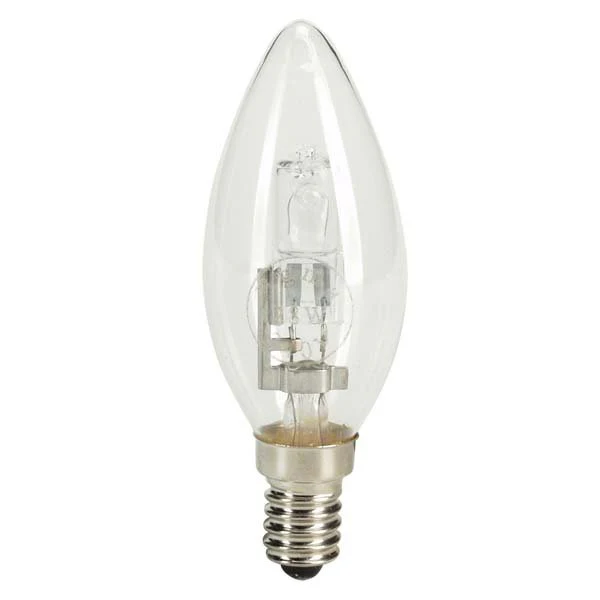 E-saver krone pære, klar, e14 - 20w