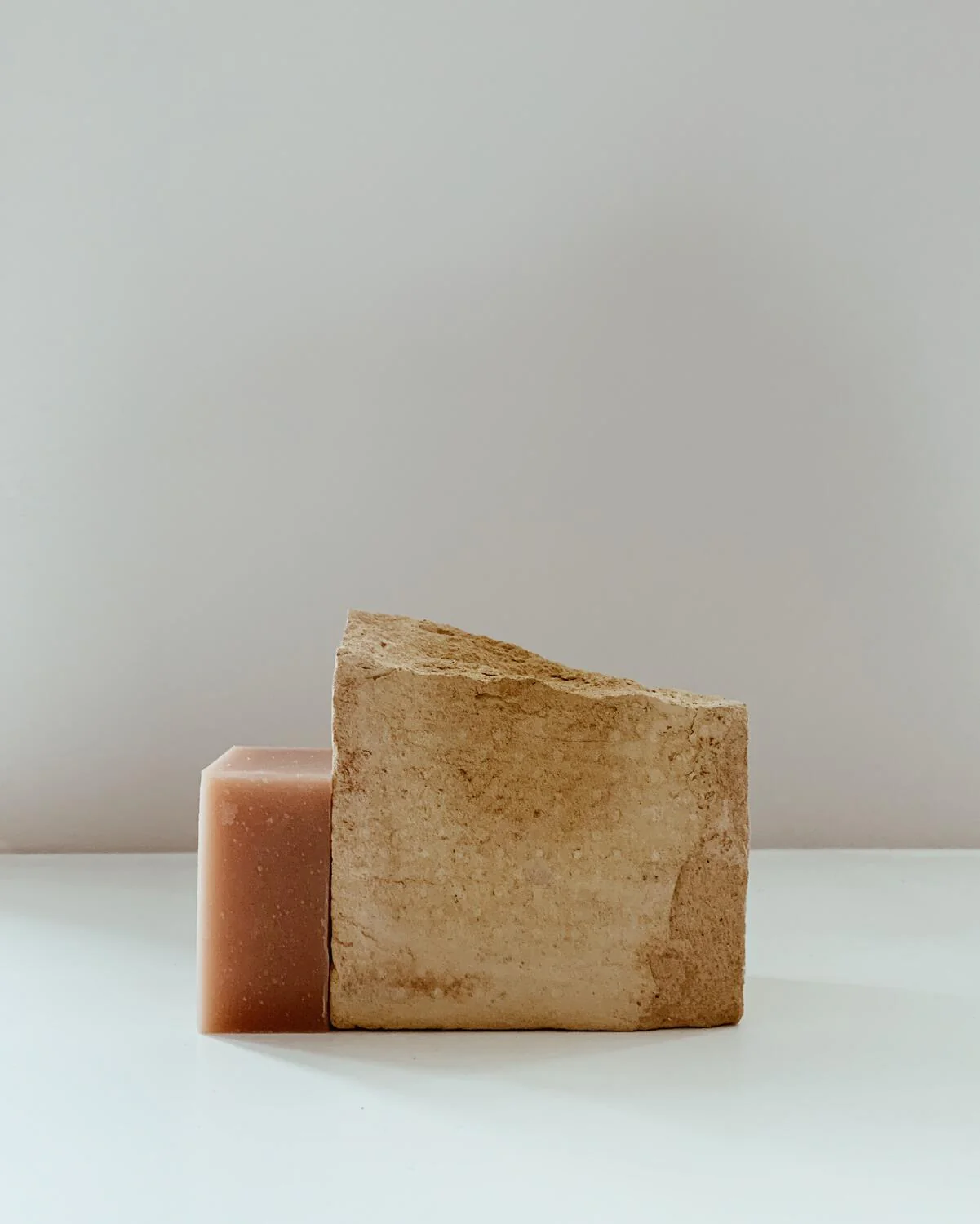 Beige lersæbebar, Lavender - 130 g. - Image 3