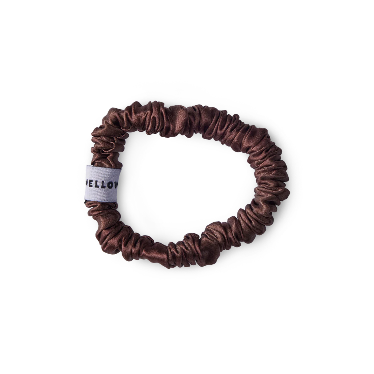 Silke scrunchie - brun