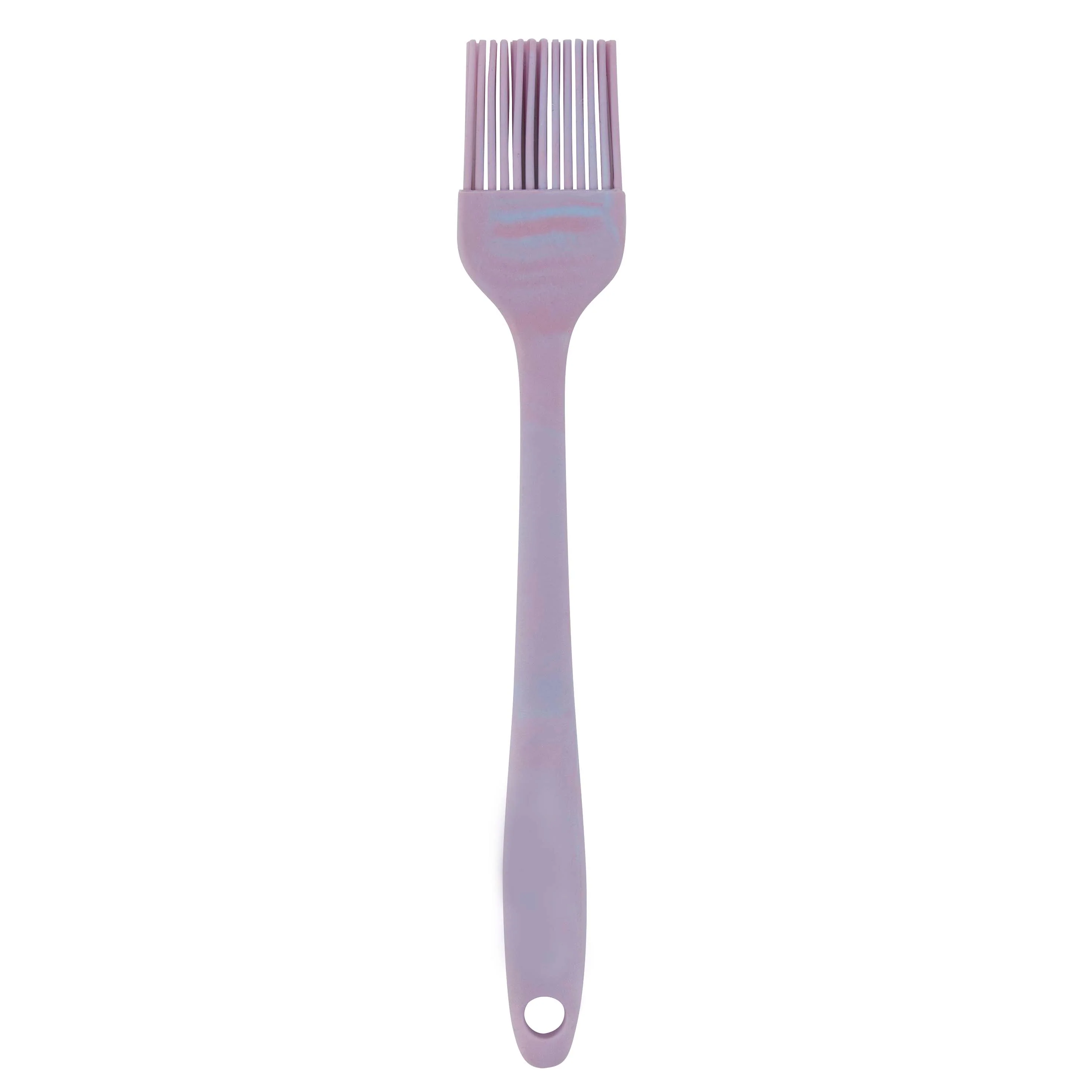 Pensel i marmor look - blå/rosa