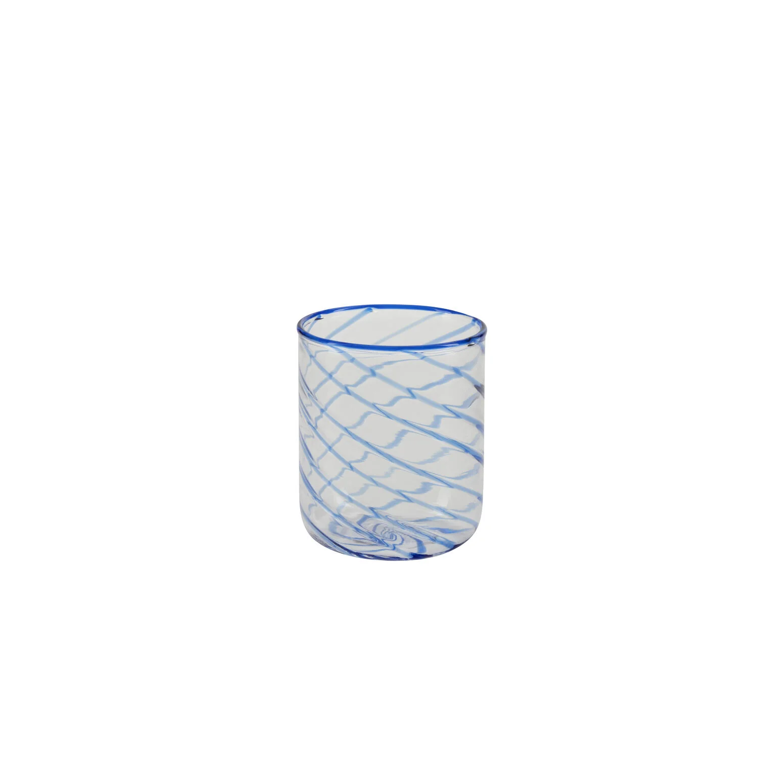 Tumbler twist glas - blå