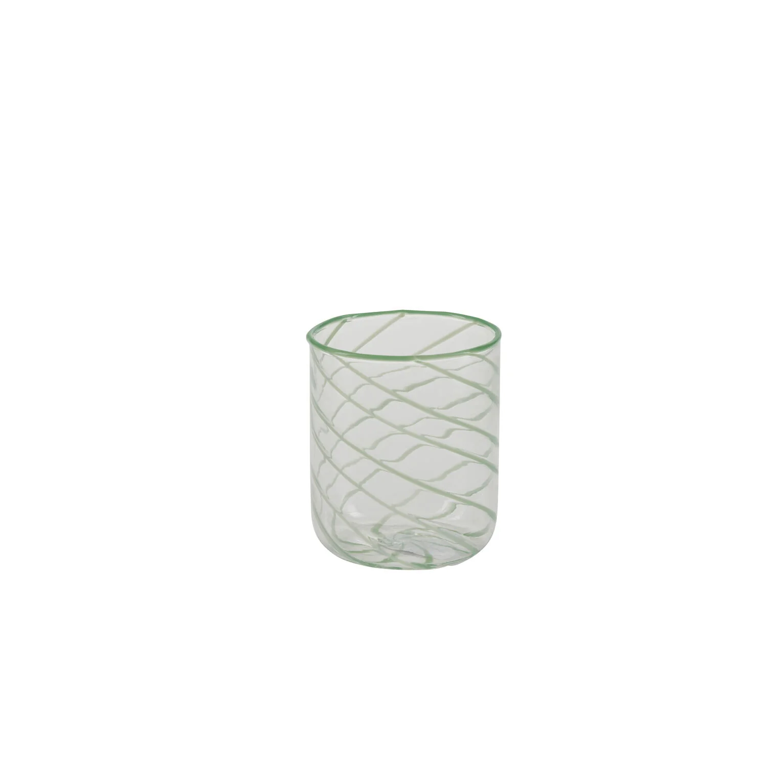Tumbler twist glas - grøn