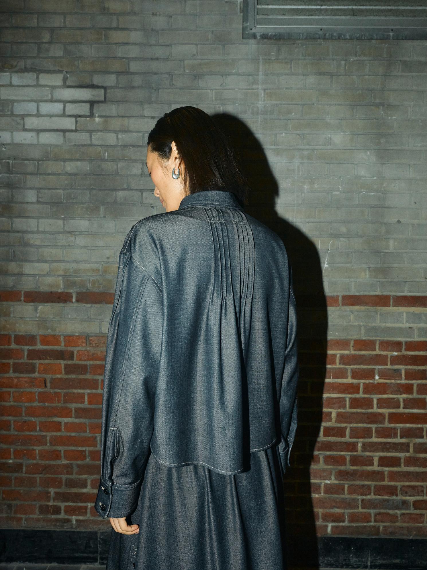 Anela Cilla denimskjorte - sort - Image 7