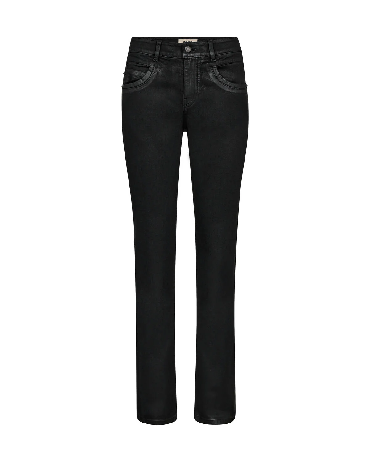 Carla Naomi Coated jeans - sort
