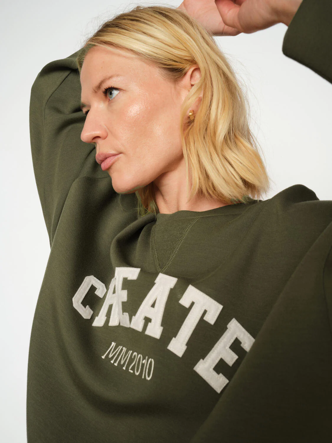Celli sweatshirt - Olive Night - Image 3