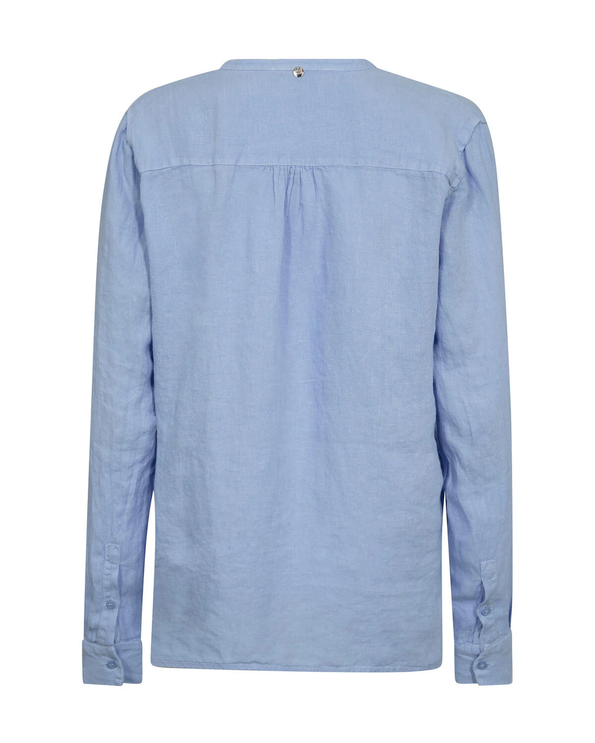 Danna Linen bluse – Brunnera Blue - Image 2