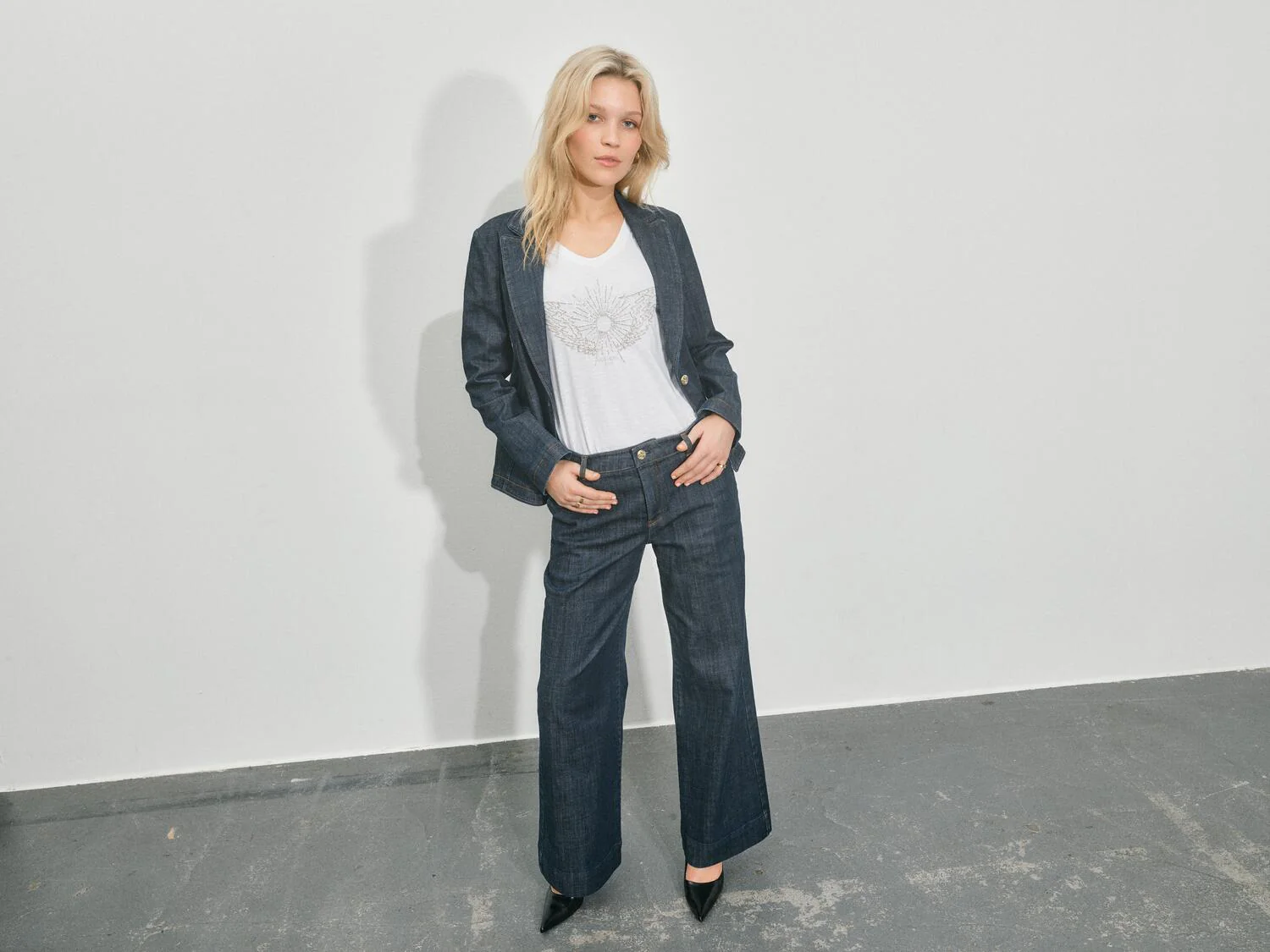Diane Nippon blazer - mørkeblå - Image 4