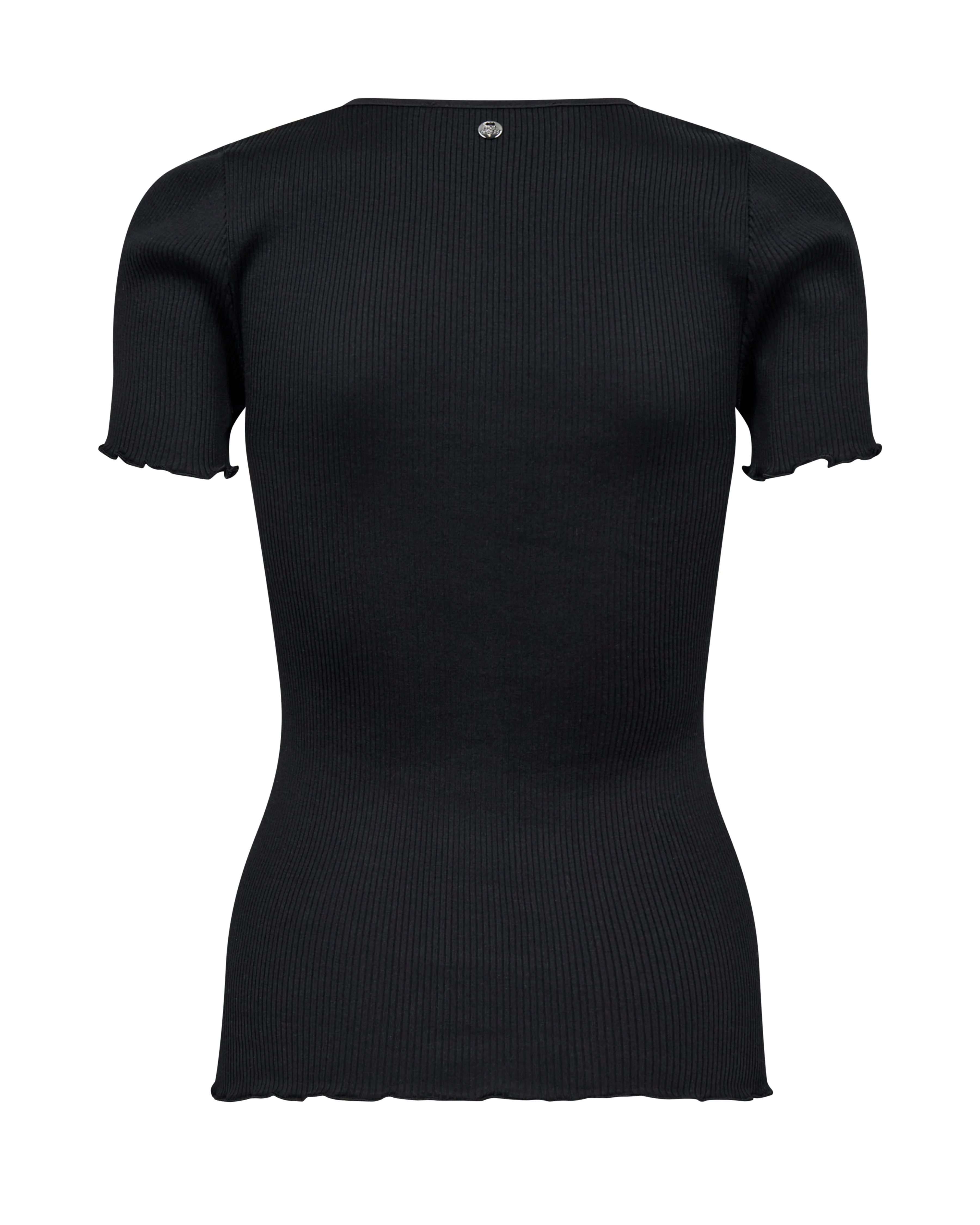 Elaine O-SS Seamless Silke t-shirt - sort - Image 2