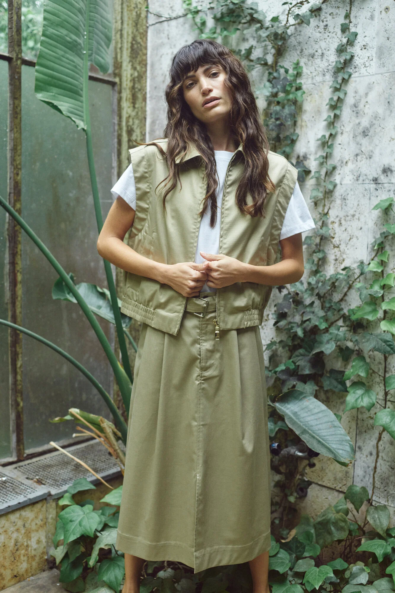Koda Billie midi nederdel – Twill - Image 6