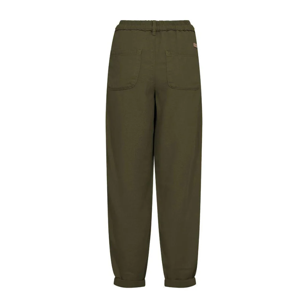 Maison Stalom bukser – Olive Night - Image 2