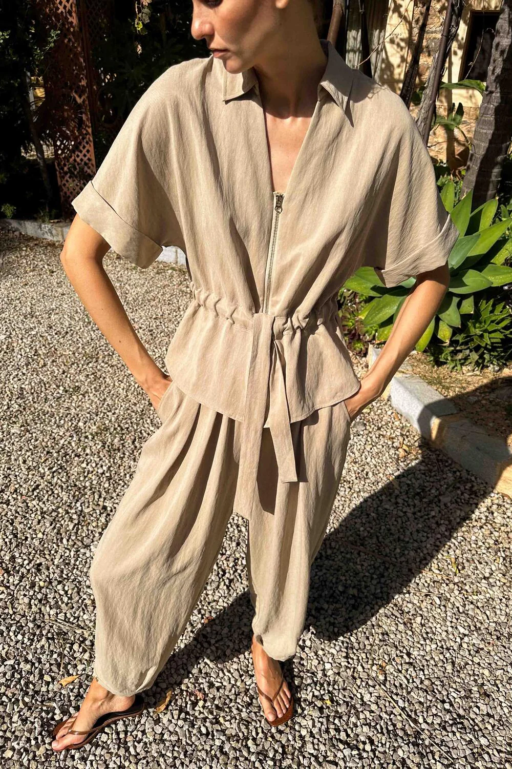 Indie Gunilla bluse - Sesame - Image 7