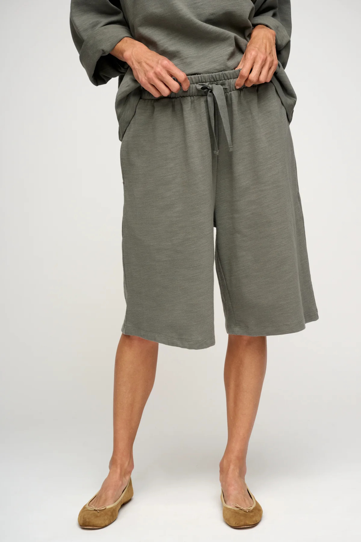 Air sweatshorts - Khaki Gray - Image 3