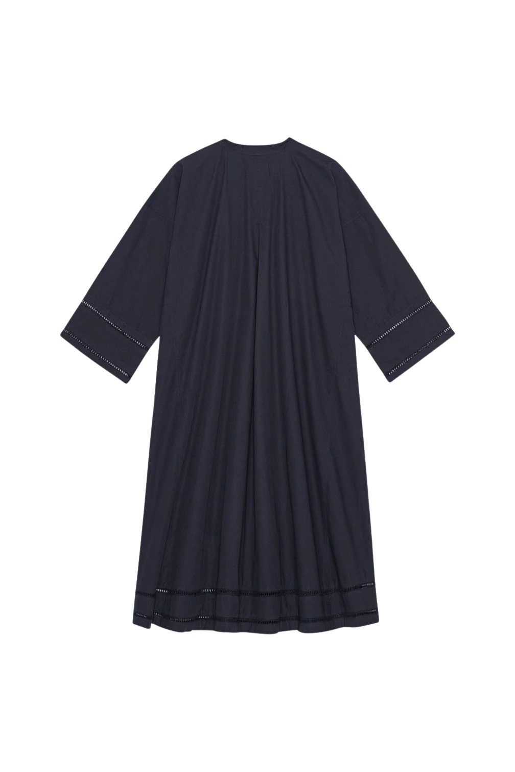 Lively Poplin skjortekjole - Dark Navy - Image 4