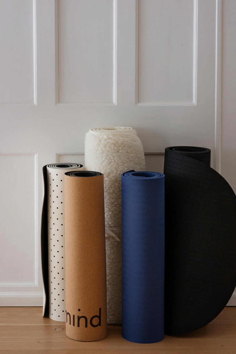 Oval yogamåtte - mørkebrun - Image 3