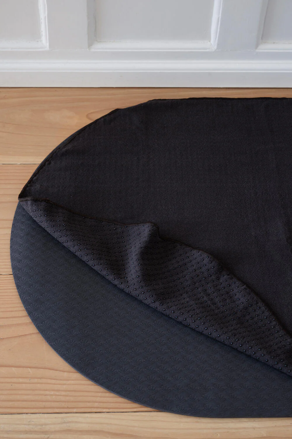 Oval yogamåtte - mørkebrun - Image 5