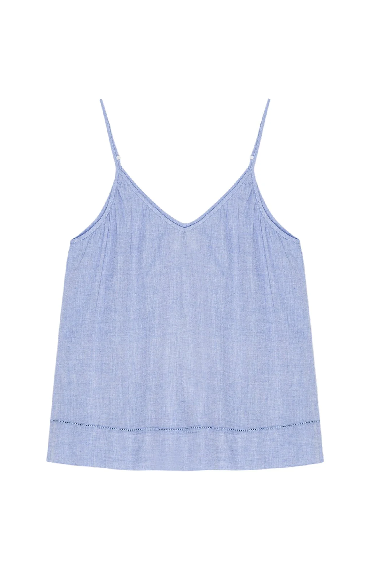Sunshine chambray top - Light Blue - Image 2