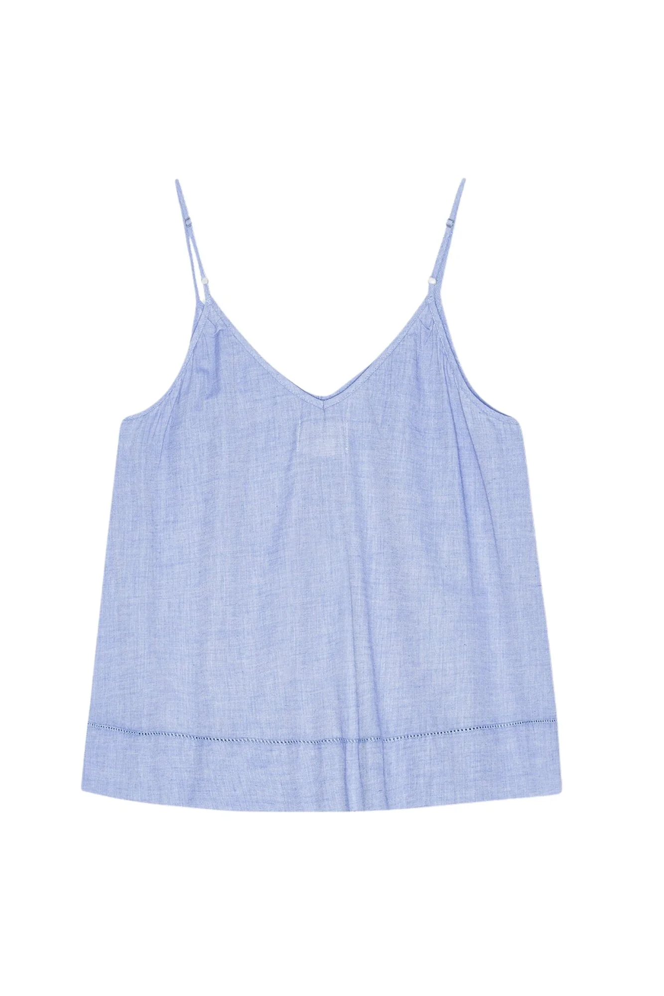 Sunshine chambray top - Light Blue - Image 3